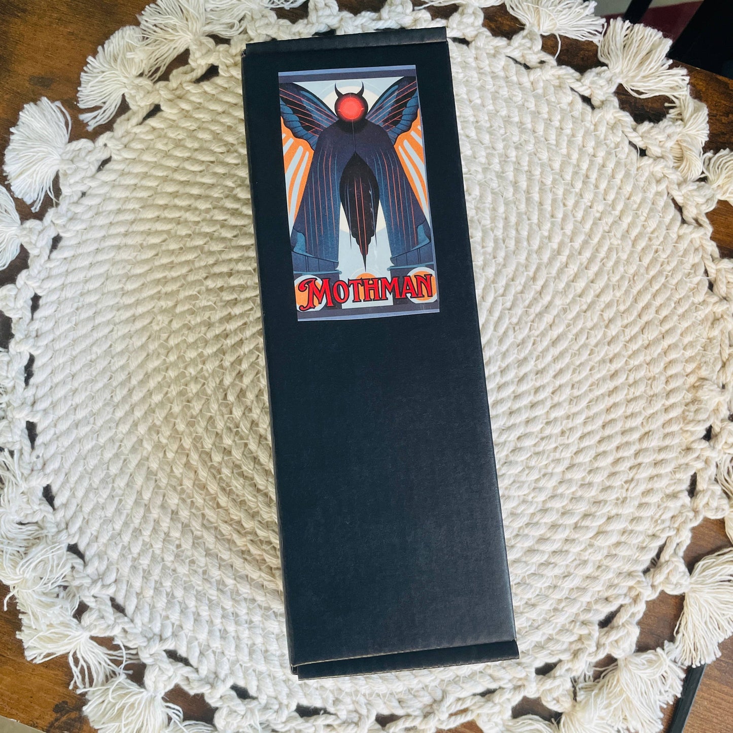 Art Deco Mothman Novelty Bookstore Prayer Candle
