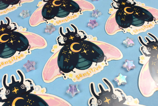 Sensitive Beetle Sticker
