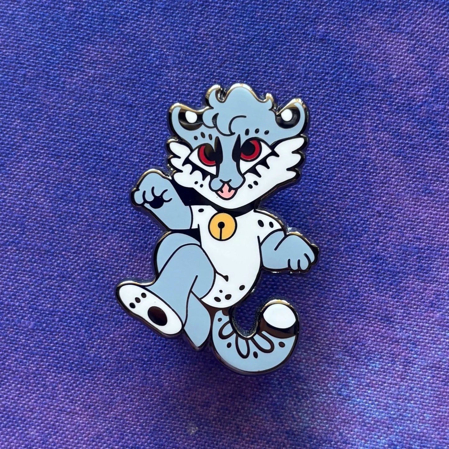 Snow Leopard Astarion - BG3 Cat Companion Enamel Pin