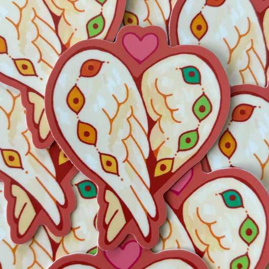 Heart Seraph Sticker