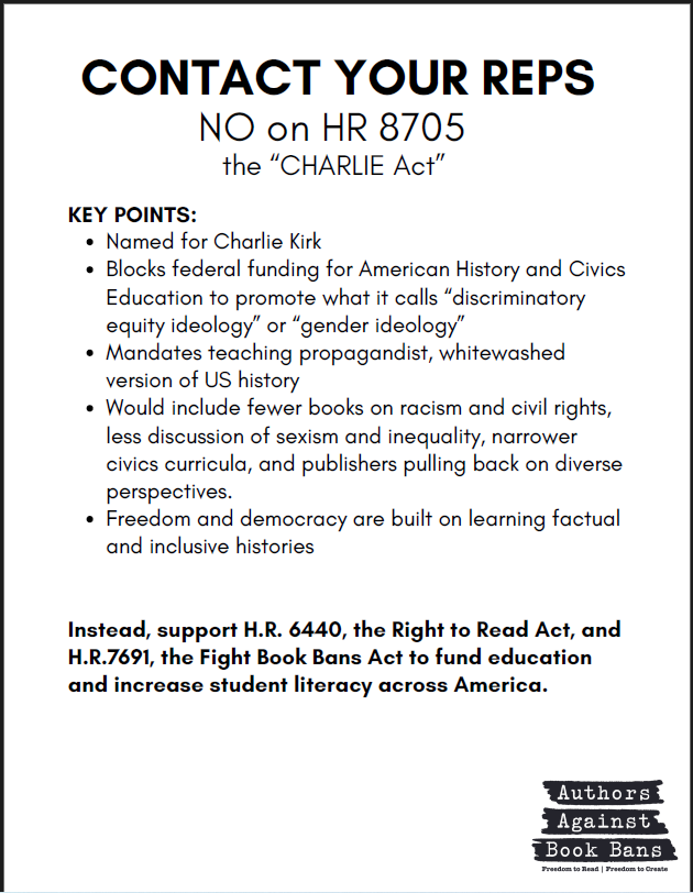 10/09 Postcard Party Authors Against Book Bans Free RSVP
