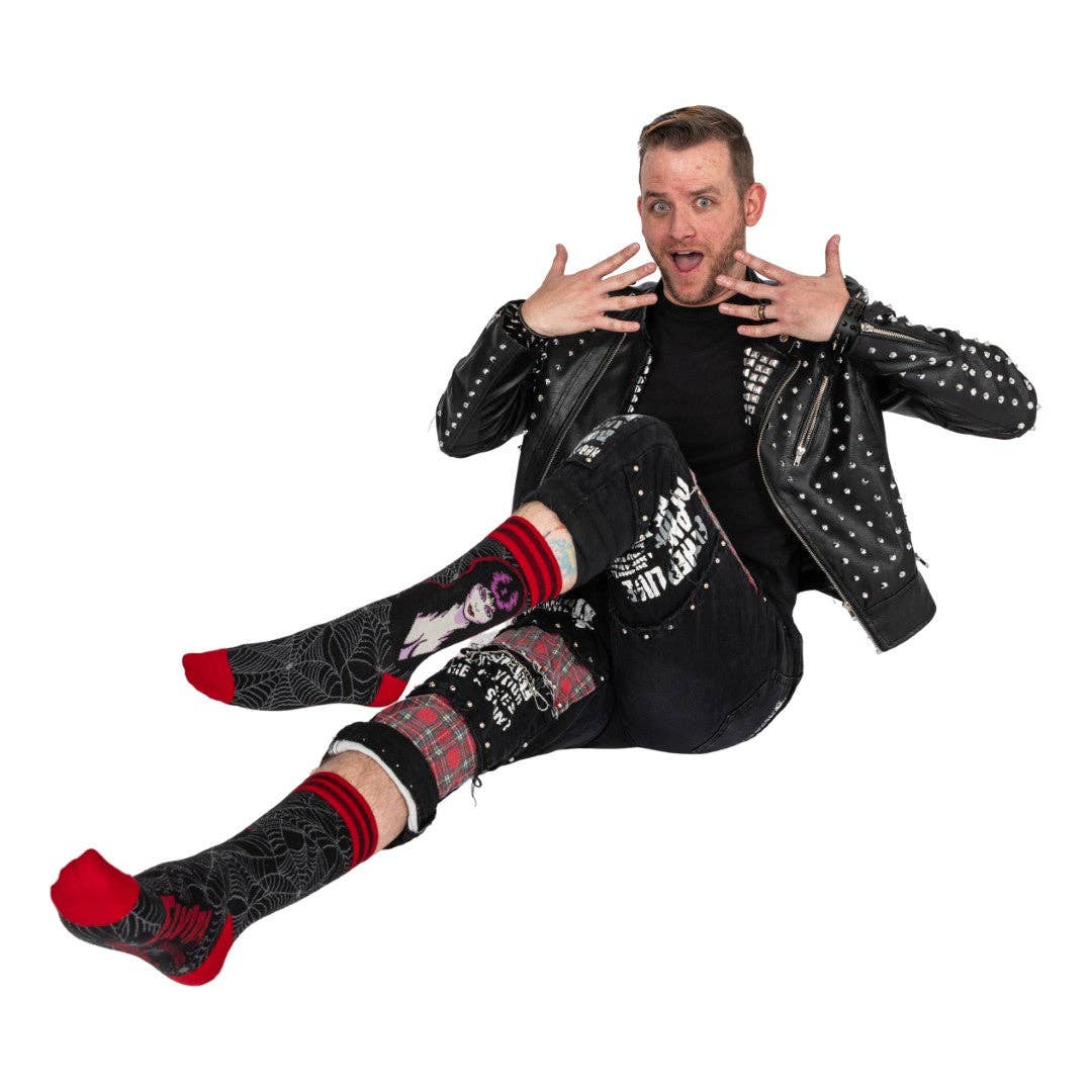 Elvira Mistress of the Dark Crew Socks