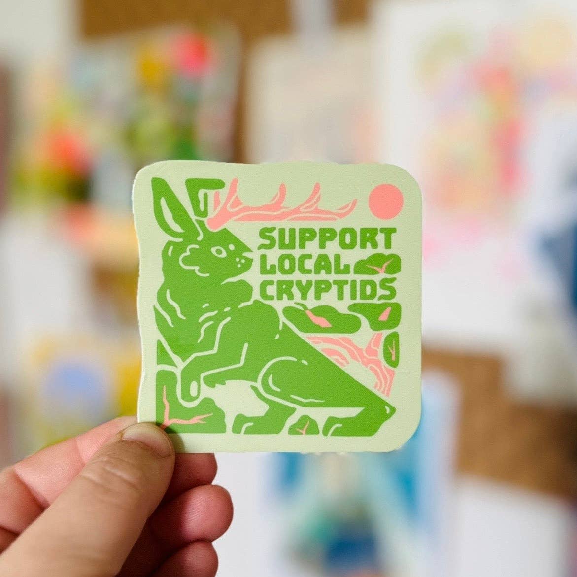 Support Local Cryptids - Sticker