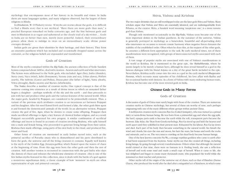 Gods & Monsters Myths & Tales