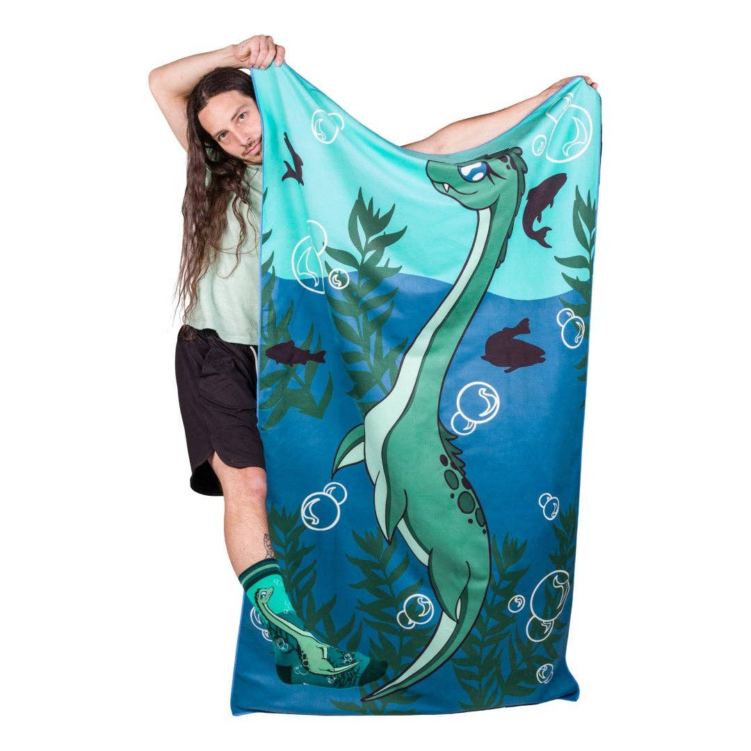 Cute Nessie Quick Dry Suede Beach Towel