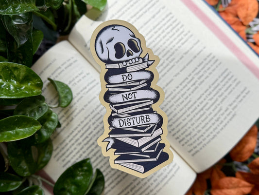 Do Not Disturb Bookmark, Soft Matte Double-sided Bookmark