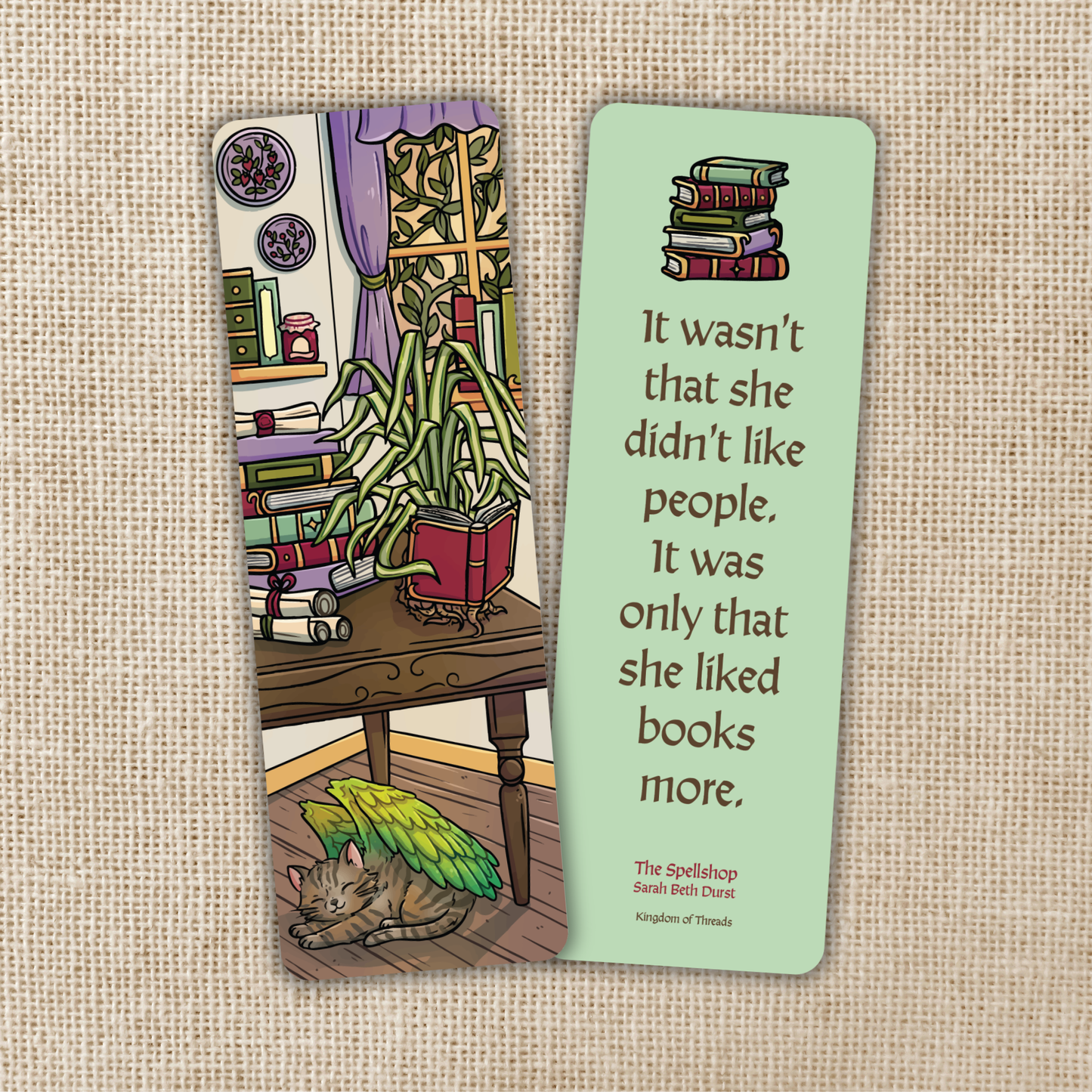 A Day in the Jam Shop Bookmark | The Spellshop