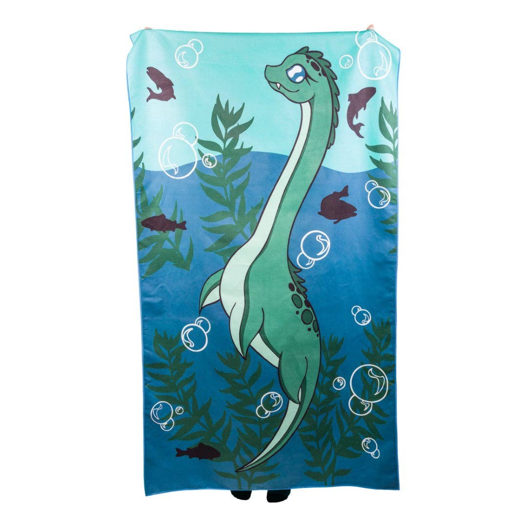 Cute Nessie Quick Dry Suede Beach Towel