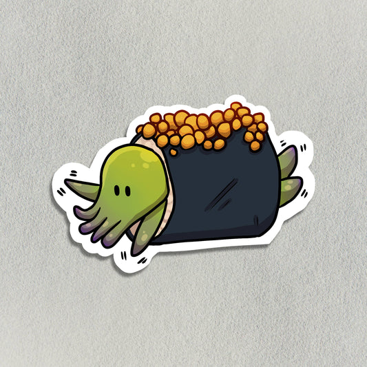 Sushi Cthulhu Sticker