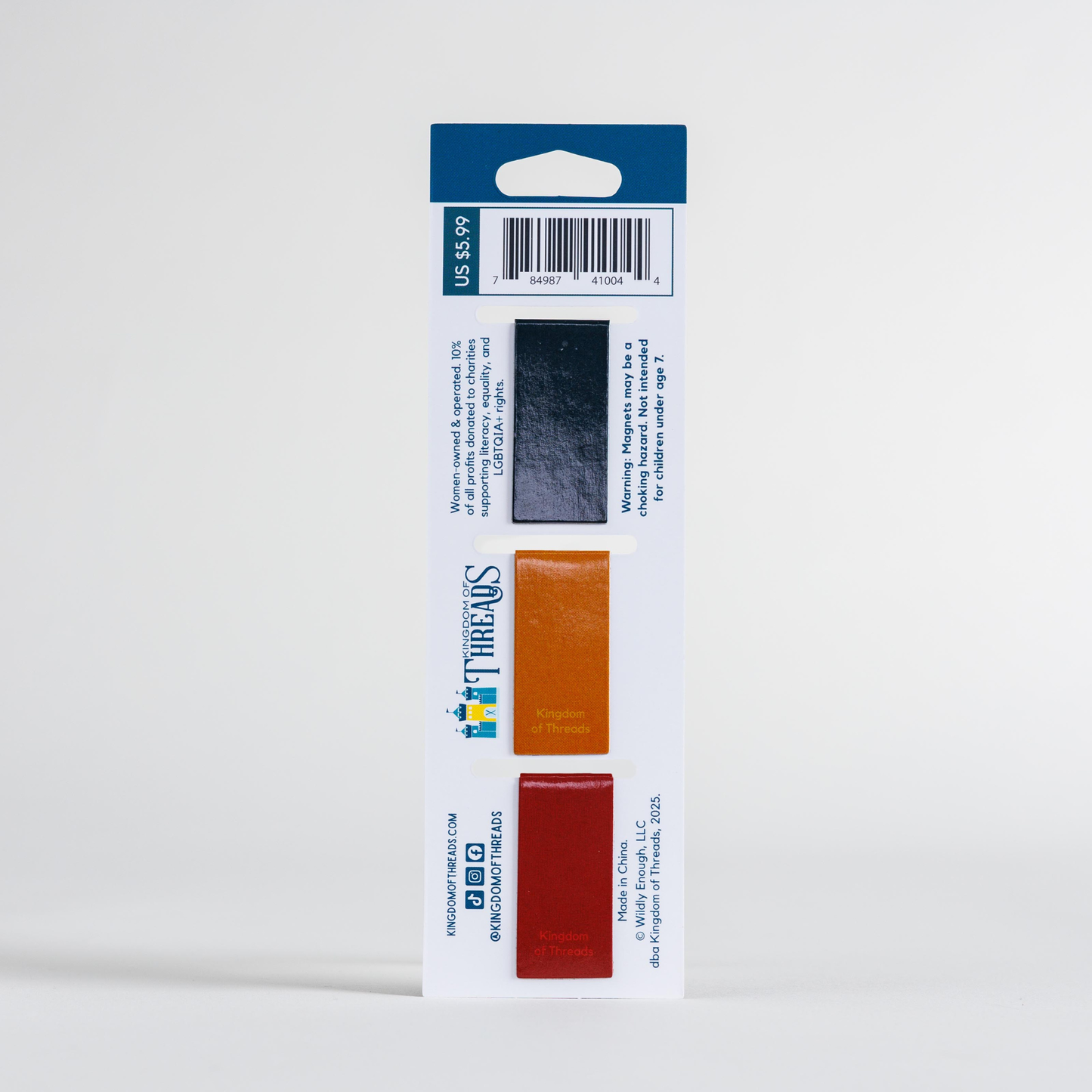 Romantasy Tropes Magnetic Bookmark Set