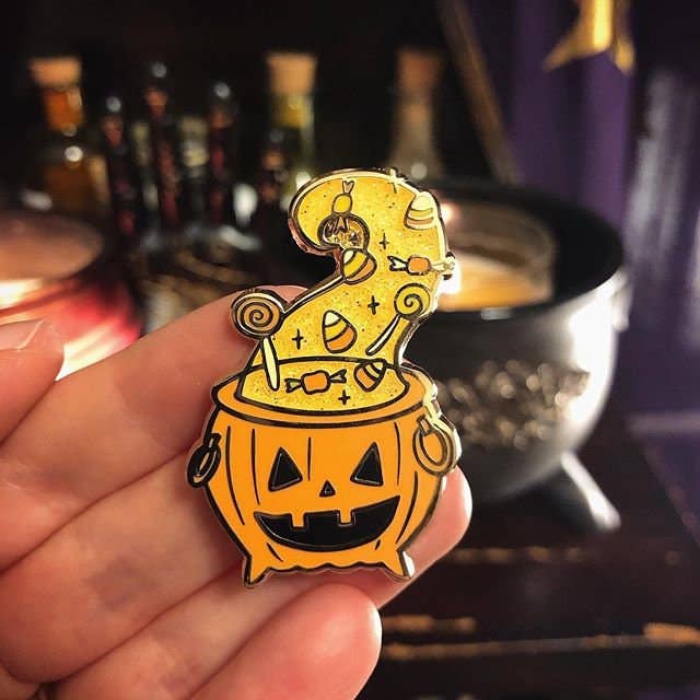 Halloween Brew Enamel Pin