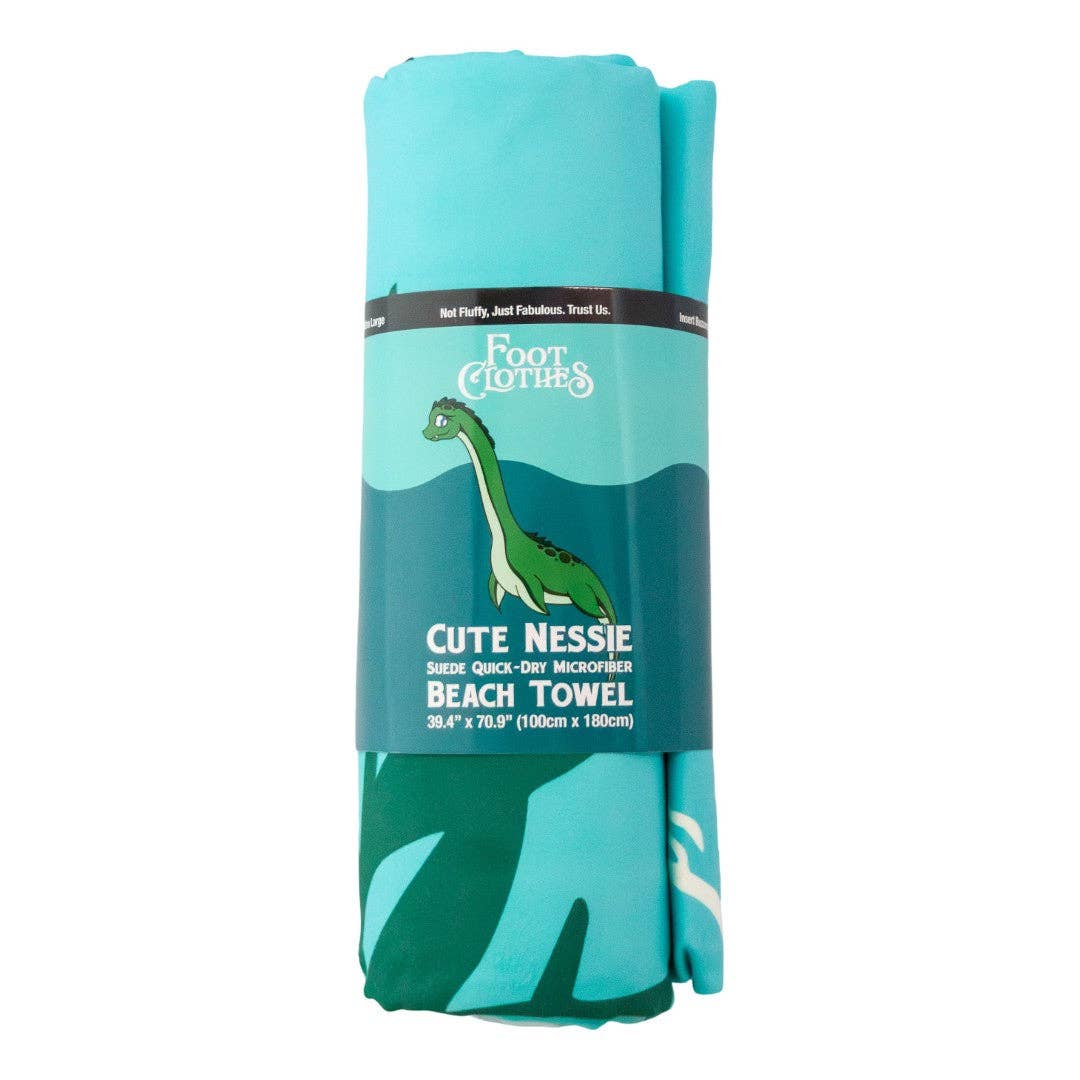 Cute Nessie Quick Dry Suede Beach Towel
