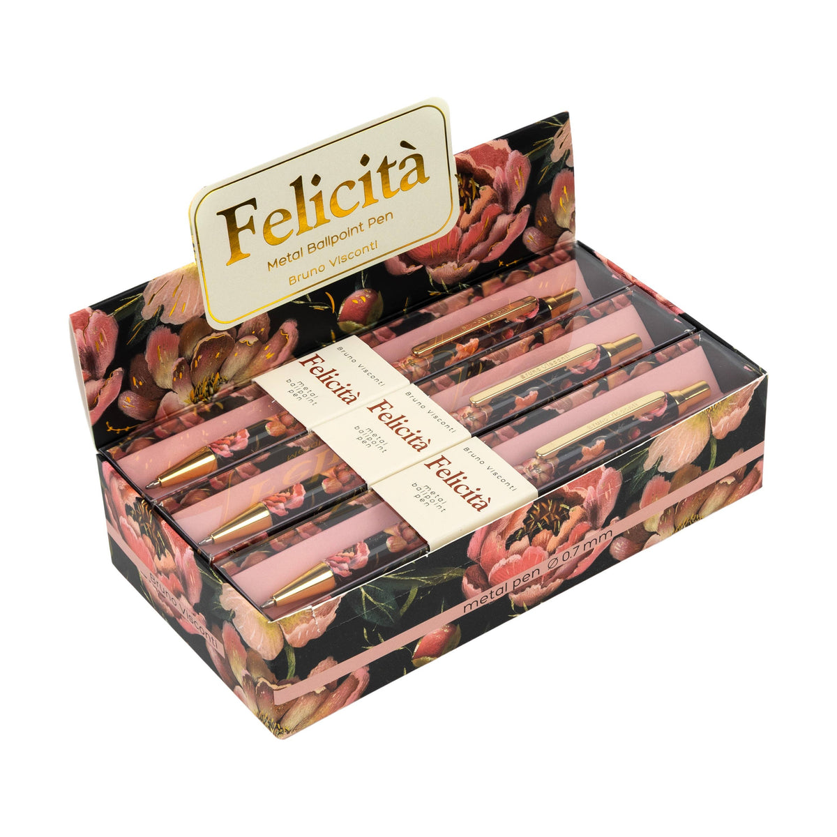 Felicita Pink Blossoms Ball Point Pen