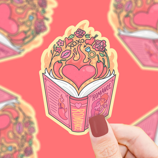 Spicy Romance Smut Book Club Vinyl Sticker