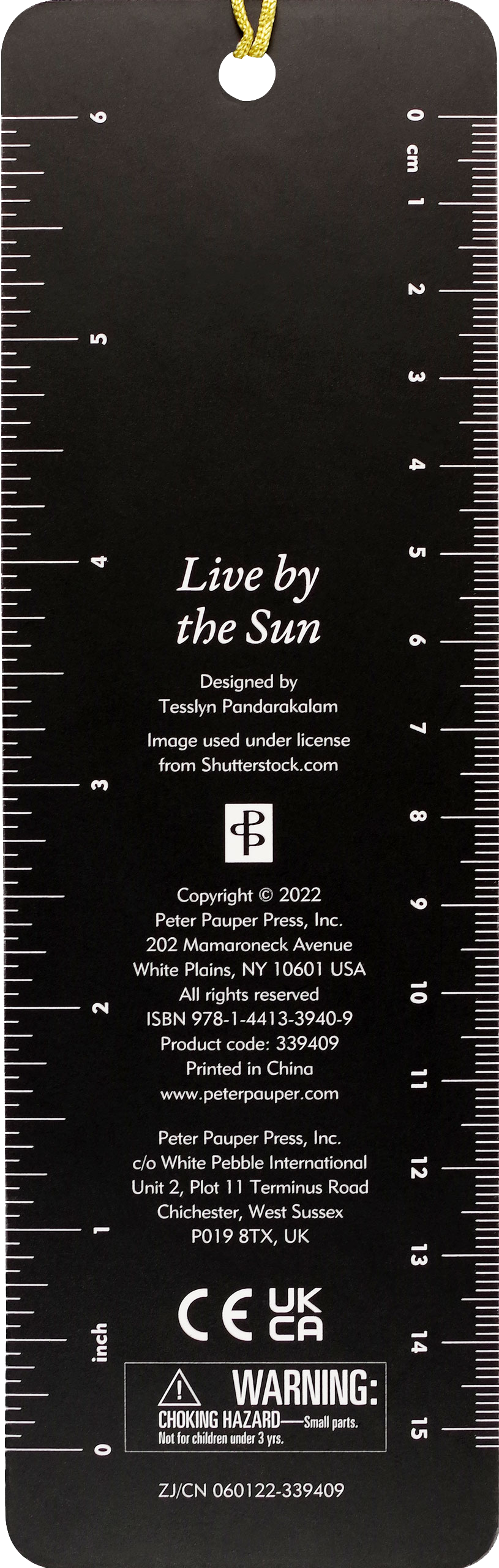Live by the Sun, Love by the Moon Beaded Bookmark