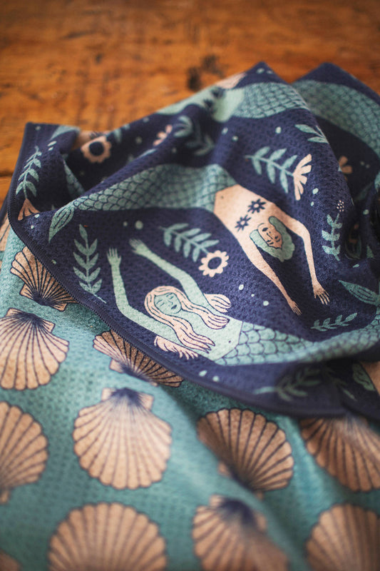 Kitchen & Tea Towel | Mermaids | Nautical Decor