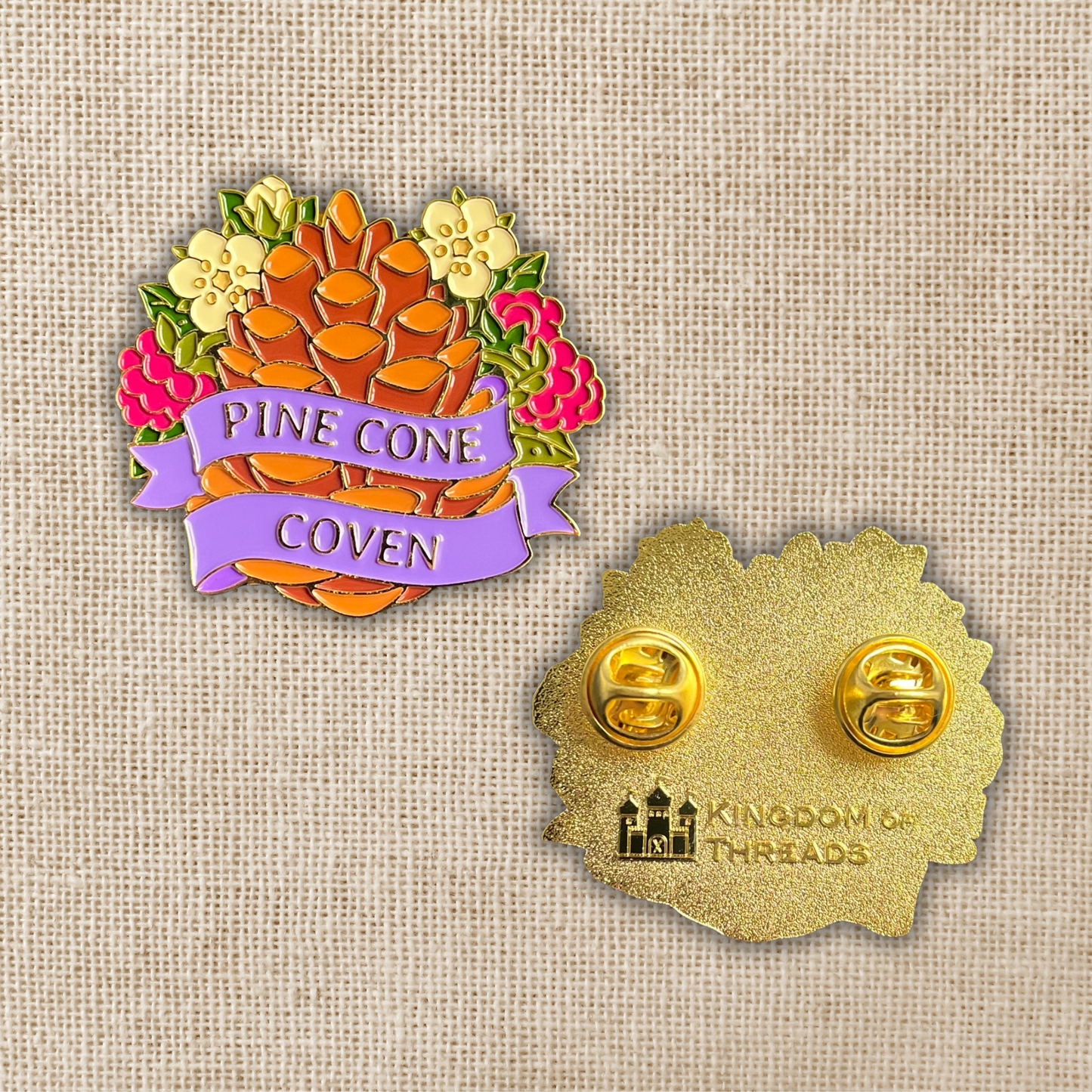 Pine Cone Coven Enamel Pin | The Spellshop