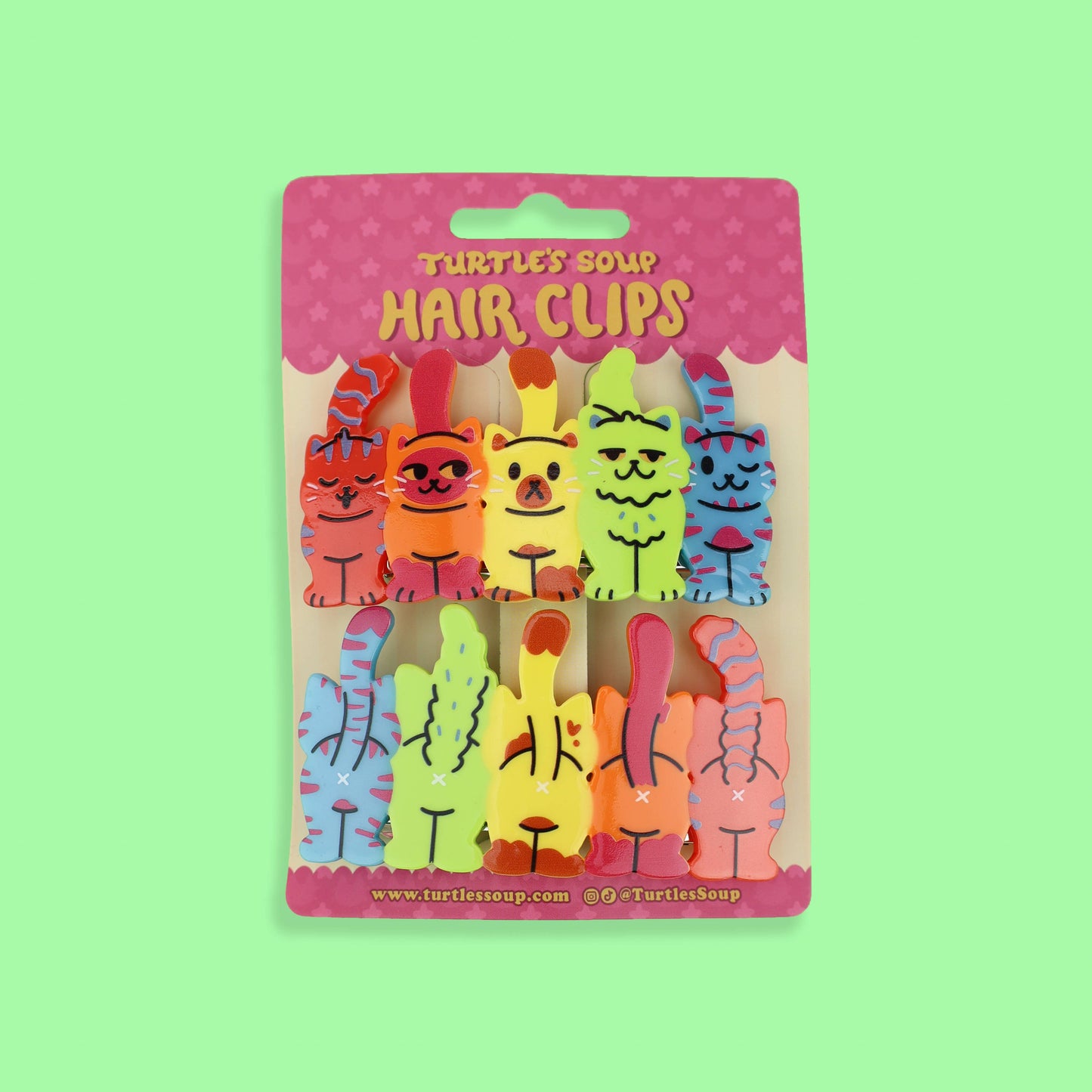 Cat Butts Hair Clip Set, Cute Hair Accessories, Cat Clips