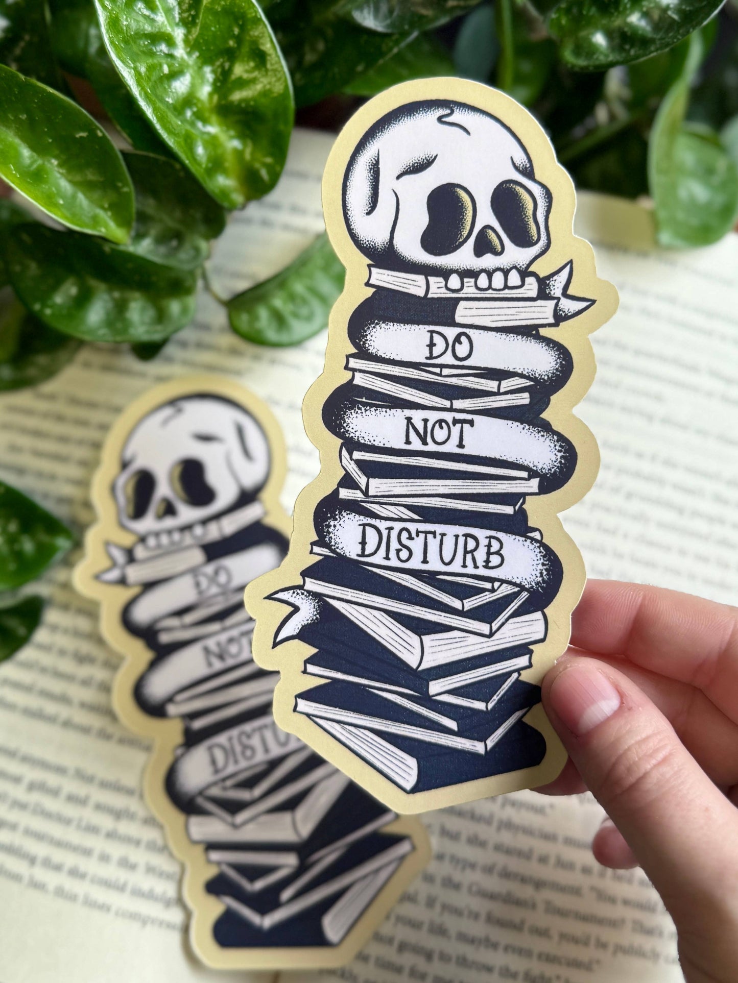 Do Not Disturb Bookmark, Soft Matte Double-sided Bookmark