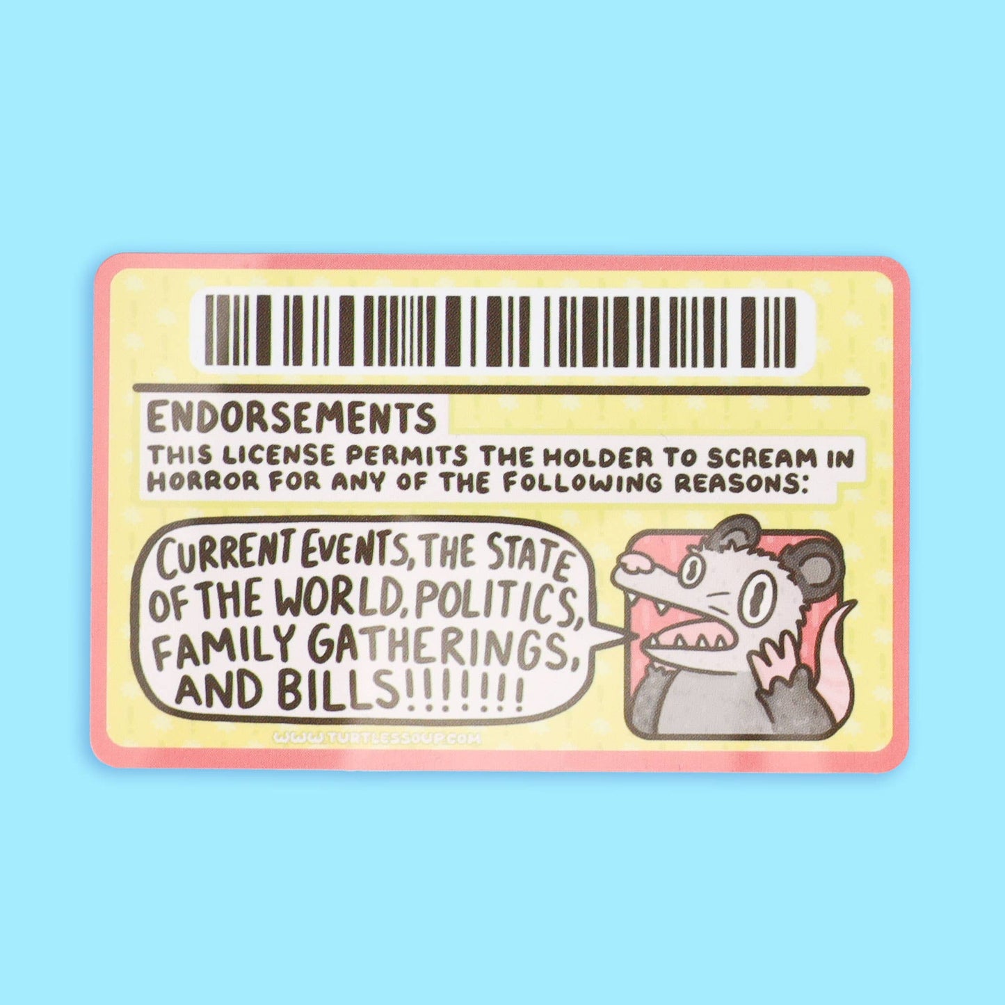 License to Scream, Anxiety, Fake ID, Fake License