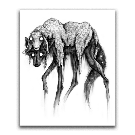 Among Sheep - Art Print