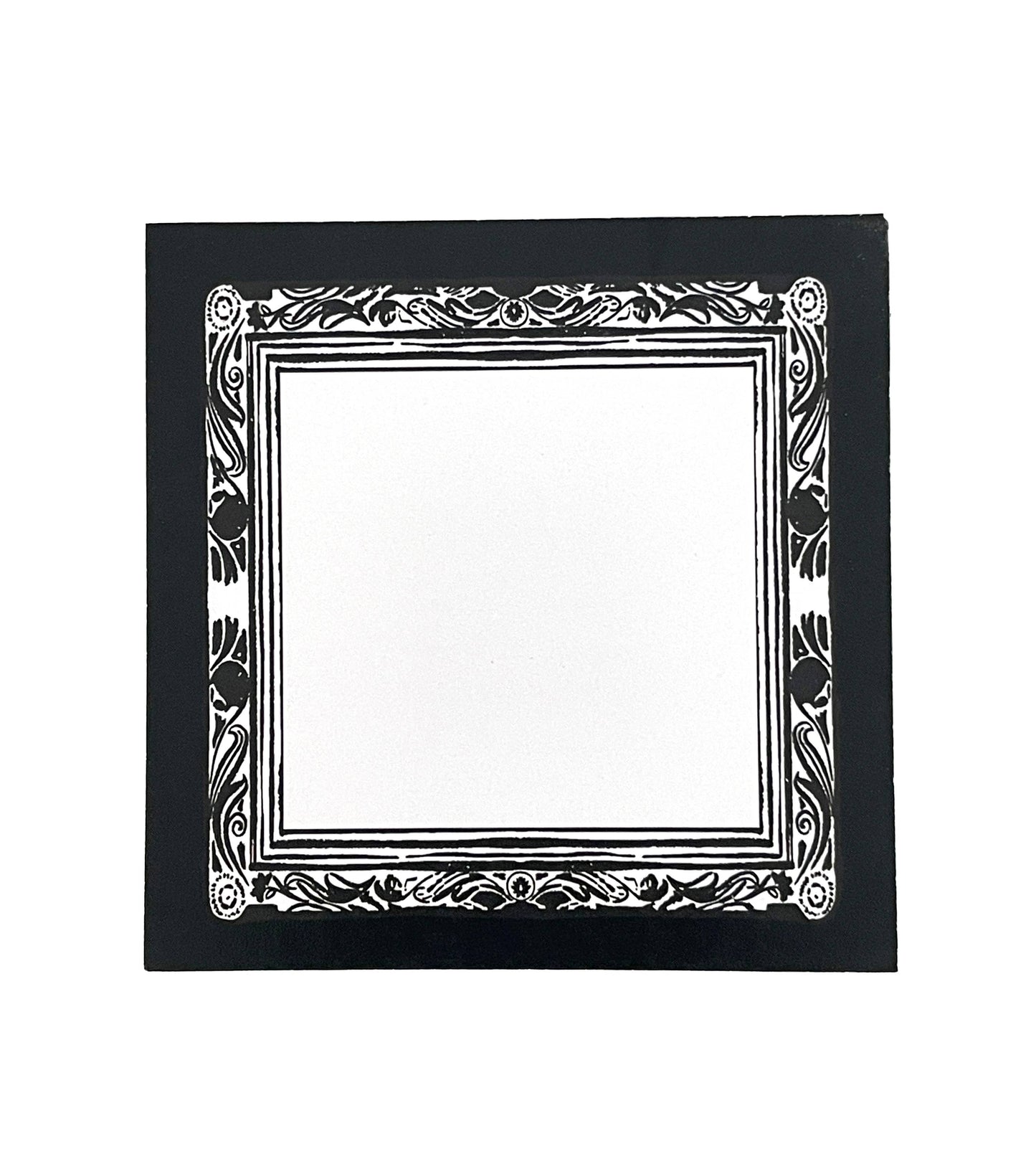 Gothic Border Sticky Note Pad, Goth Themed Stationery