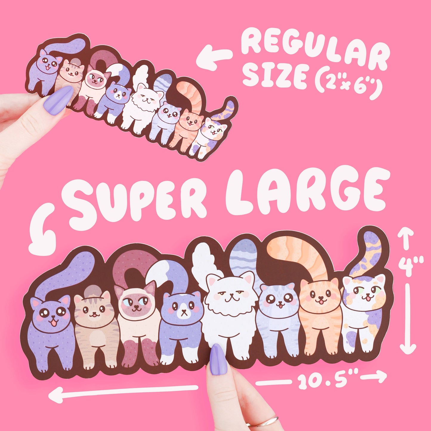 XL Cat Butts Reader Gift Bookmark