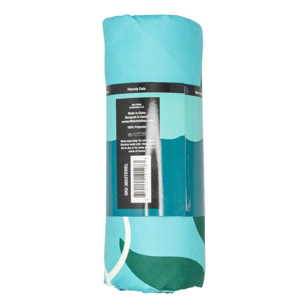 Cute Nessie Quick Dry Suede Beach Towel