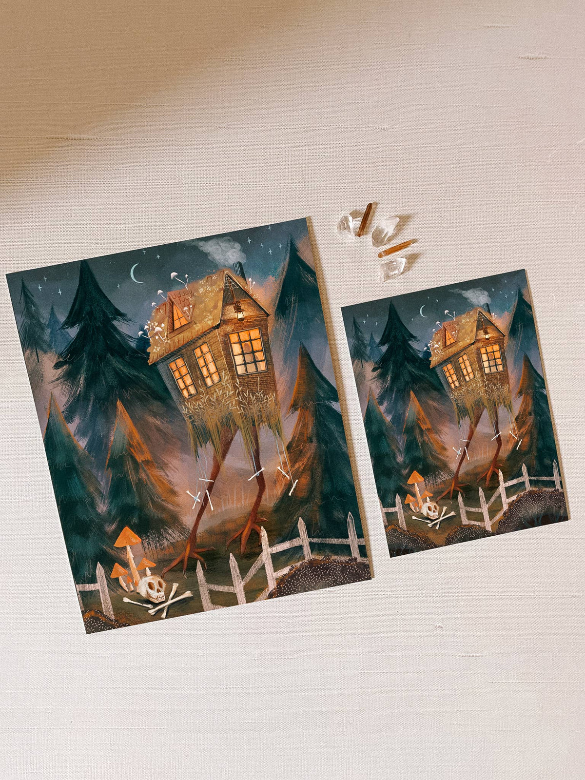 Baba Yaga's Cabin 8x10 Art Print