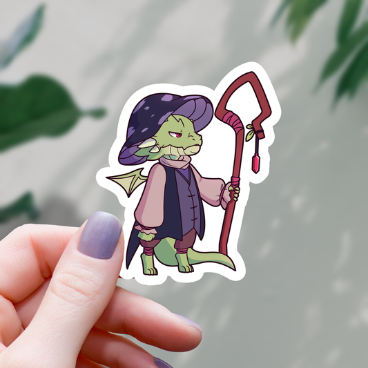 Dragon Wizard RPG Class Sticker - 3"