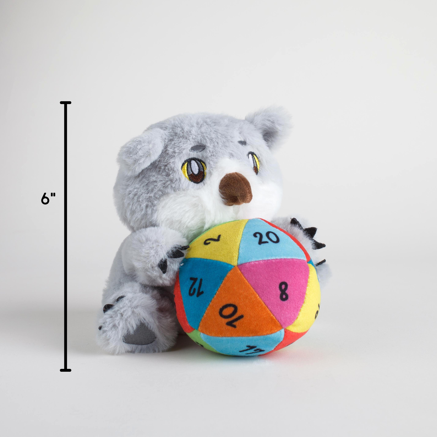 Owlbear with Rainbow D20 Plushie