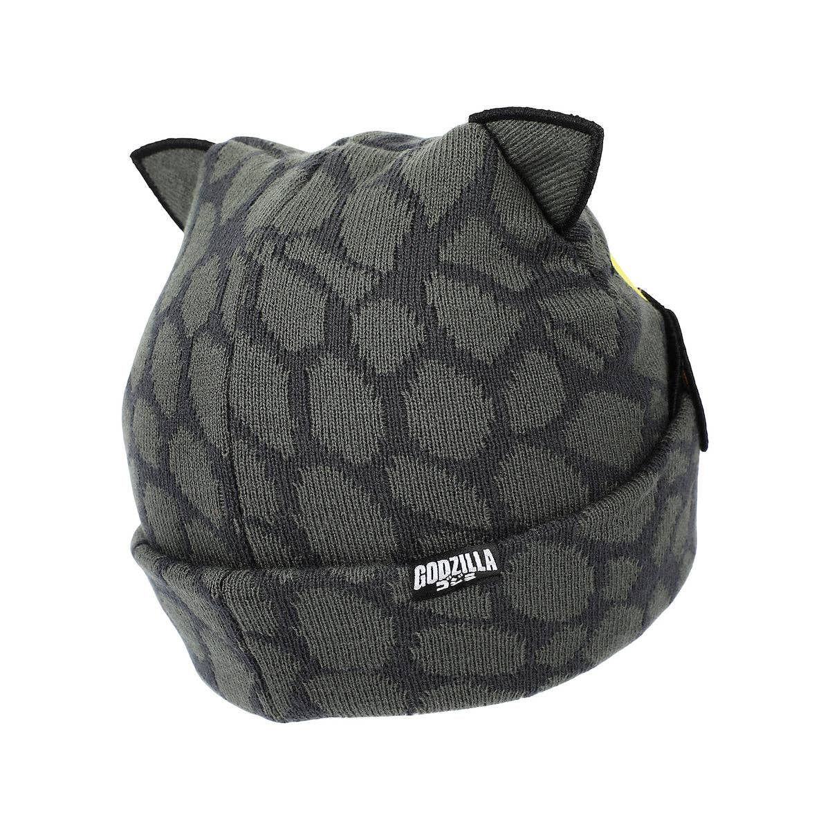Godzilla Peekaboo Claws Gray Cuff Beanie