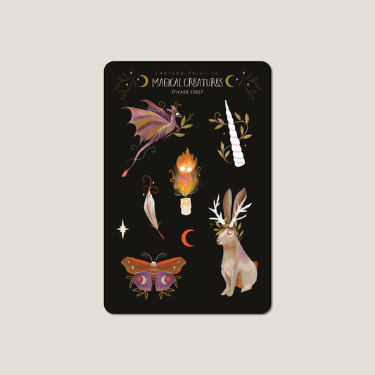 Magical Creatures - Matte Sticker Sheet