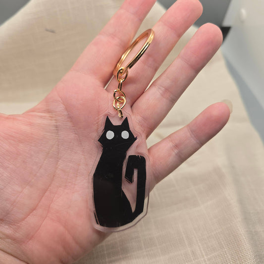 Black Cat Keychain