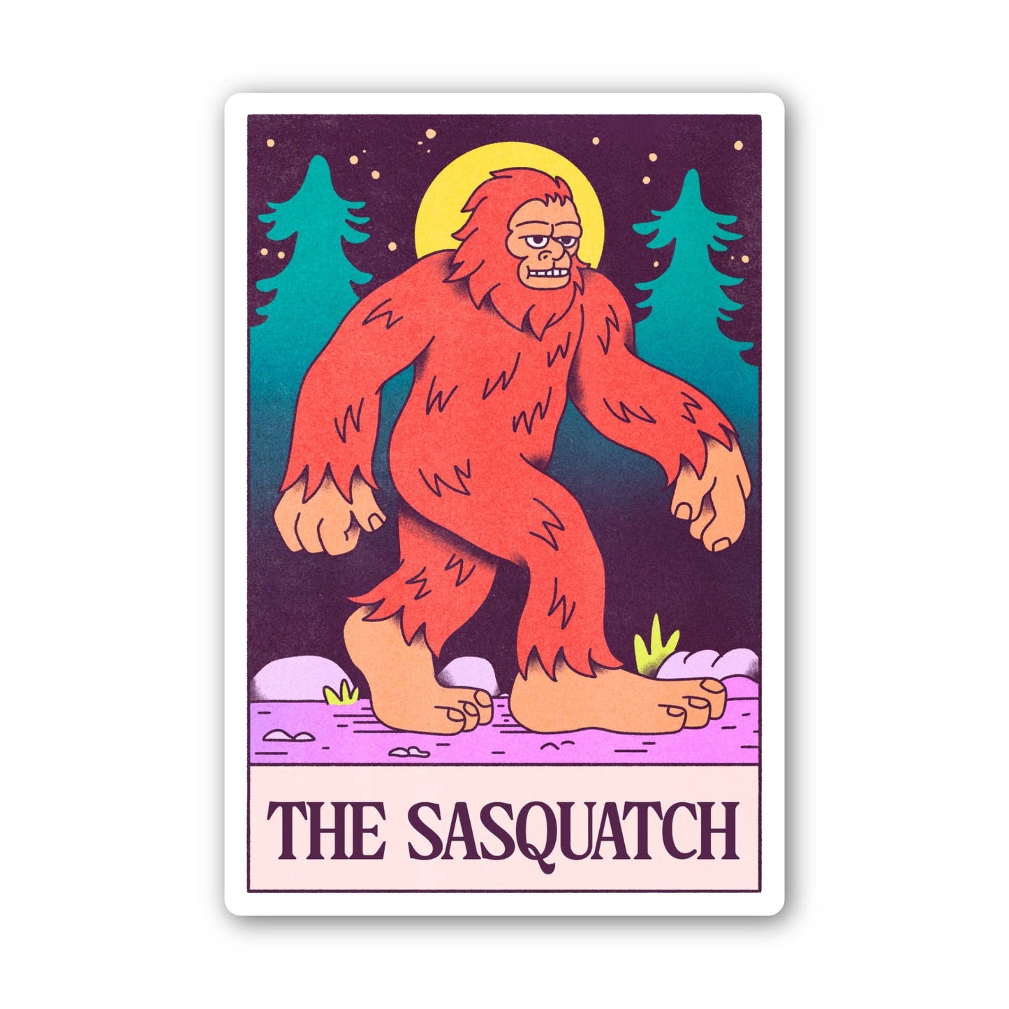 "The Sasquatch" Tarot Card Sticker