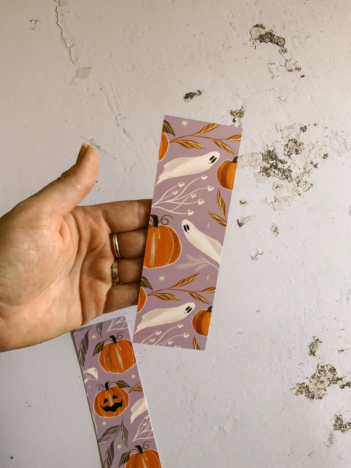 Pumpkins & Ghosts Bookmark