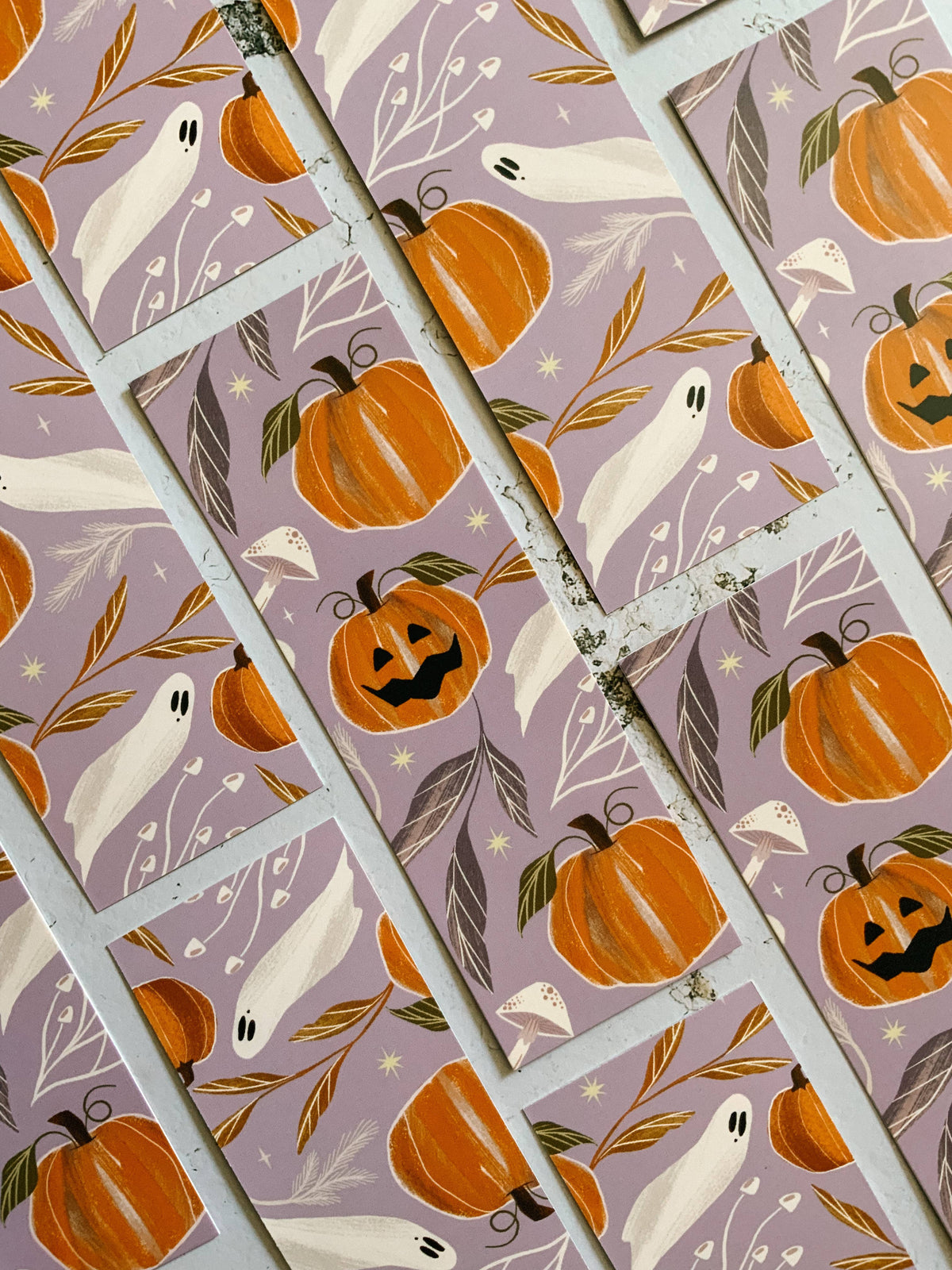 Pumpkins & Ghosts Bookmark
