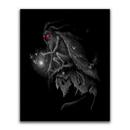 Mothlight - Mothman Art Print