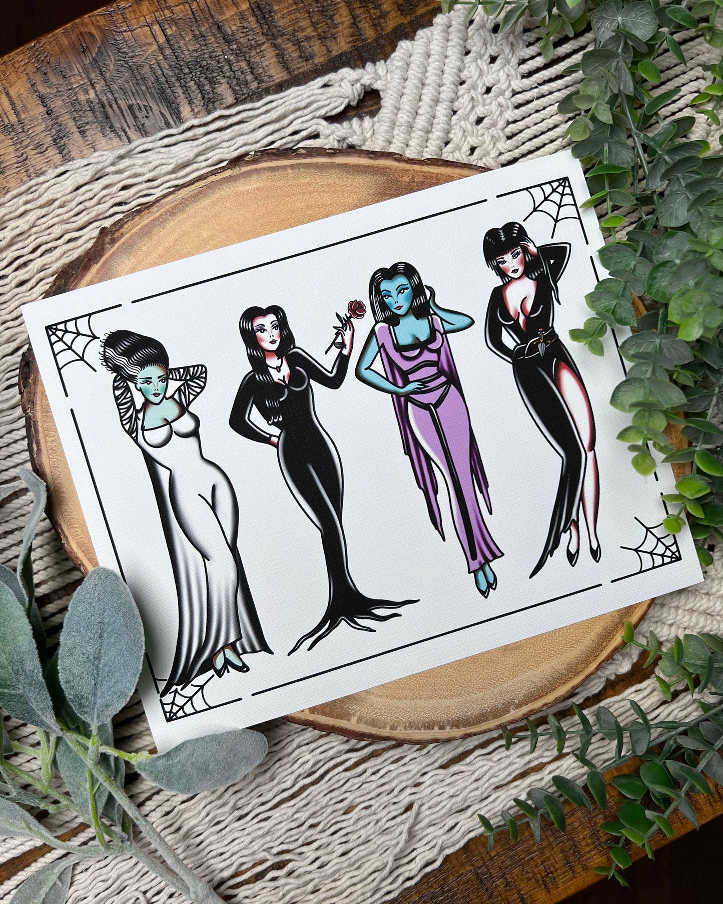 Mistresses Pinup Flash Print