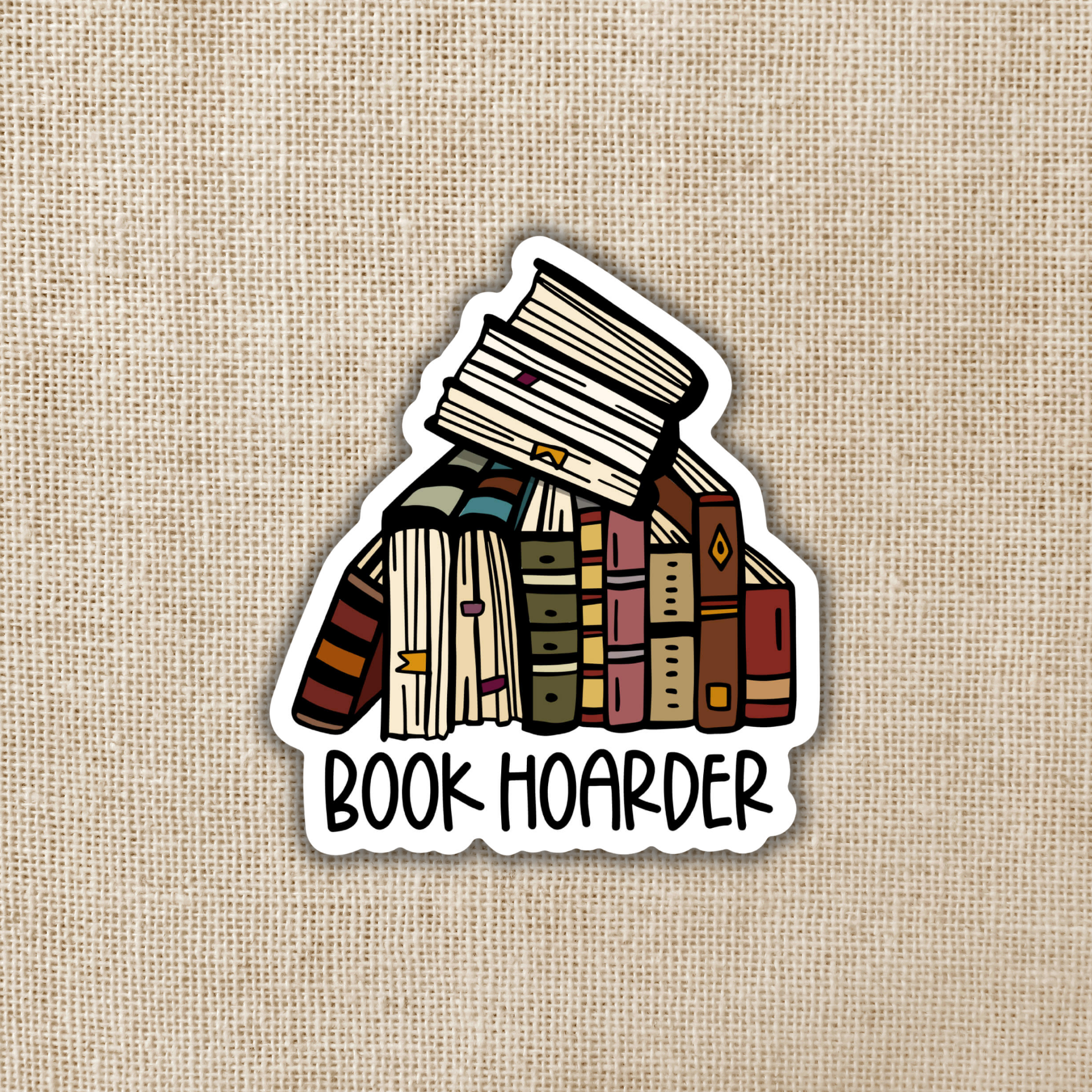 Book Hoarder Sticker – Bloodstone Books