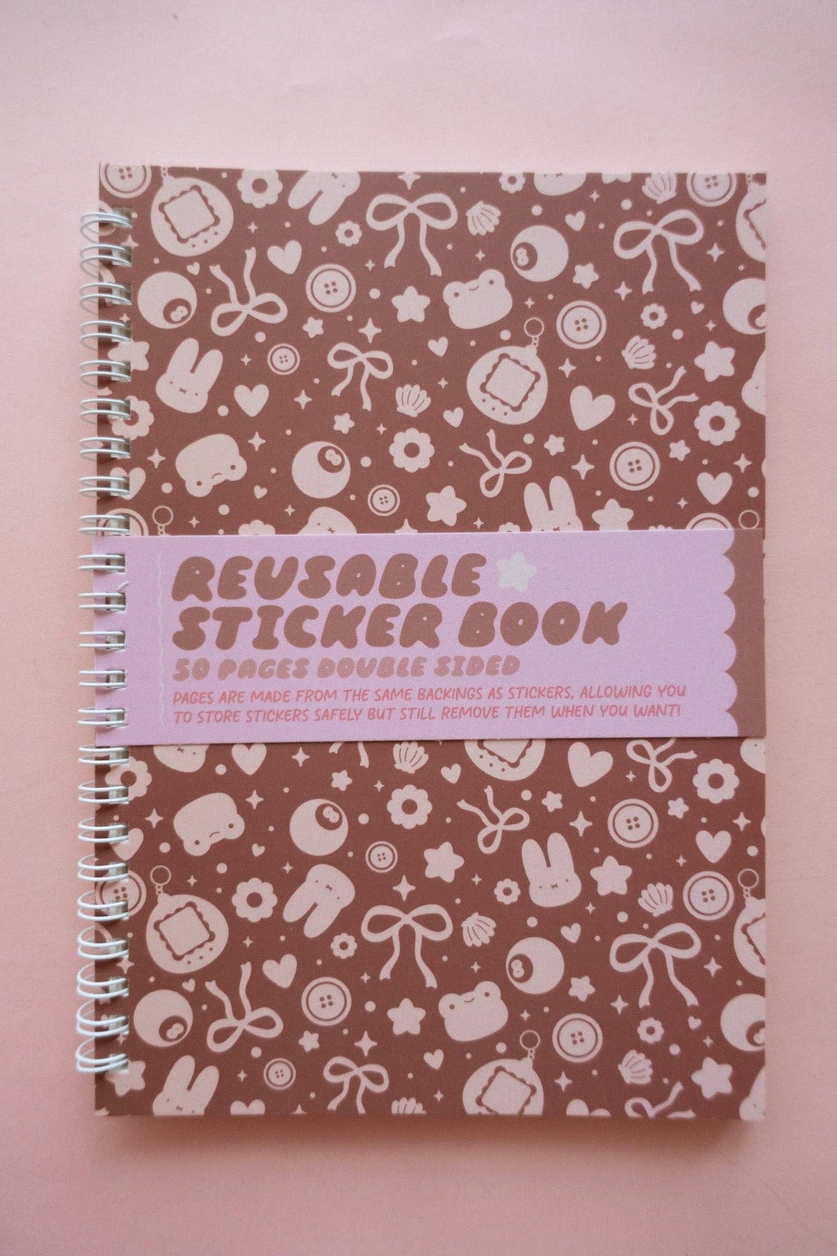 Trinkets Pattern Reusable Sticker Book