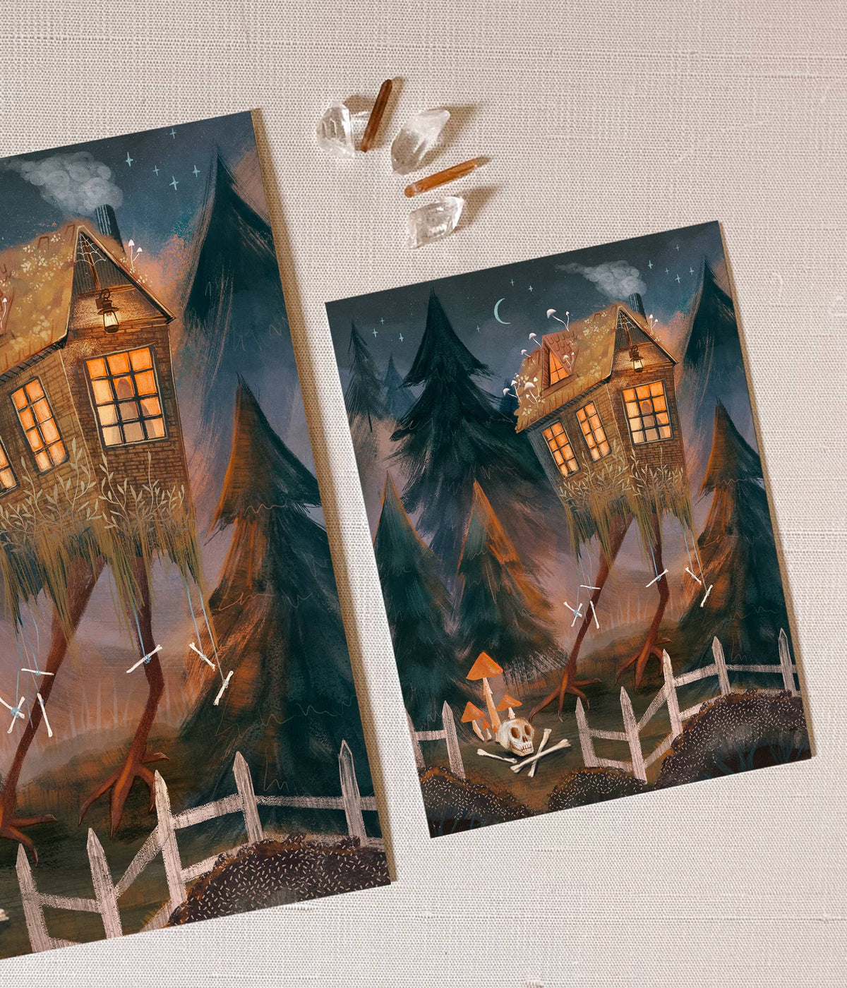 Baba Yaga's Cabin 8x10 Art Print