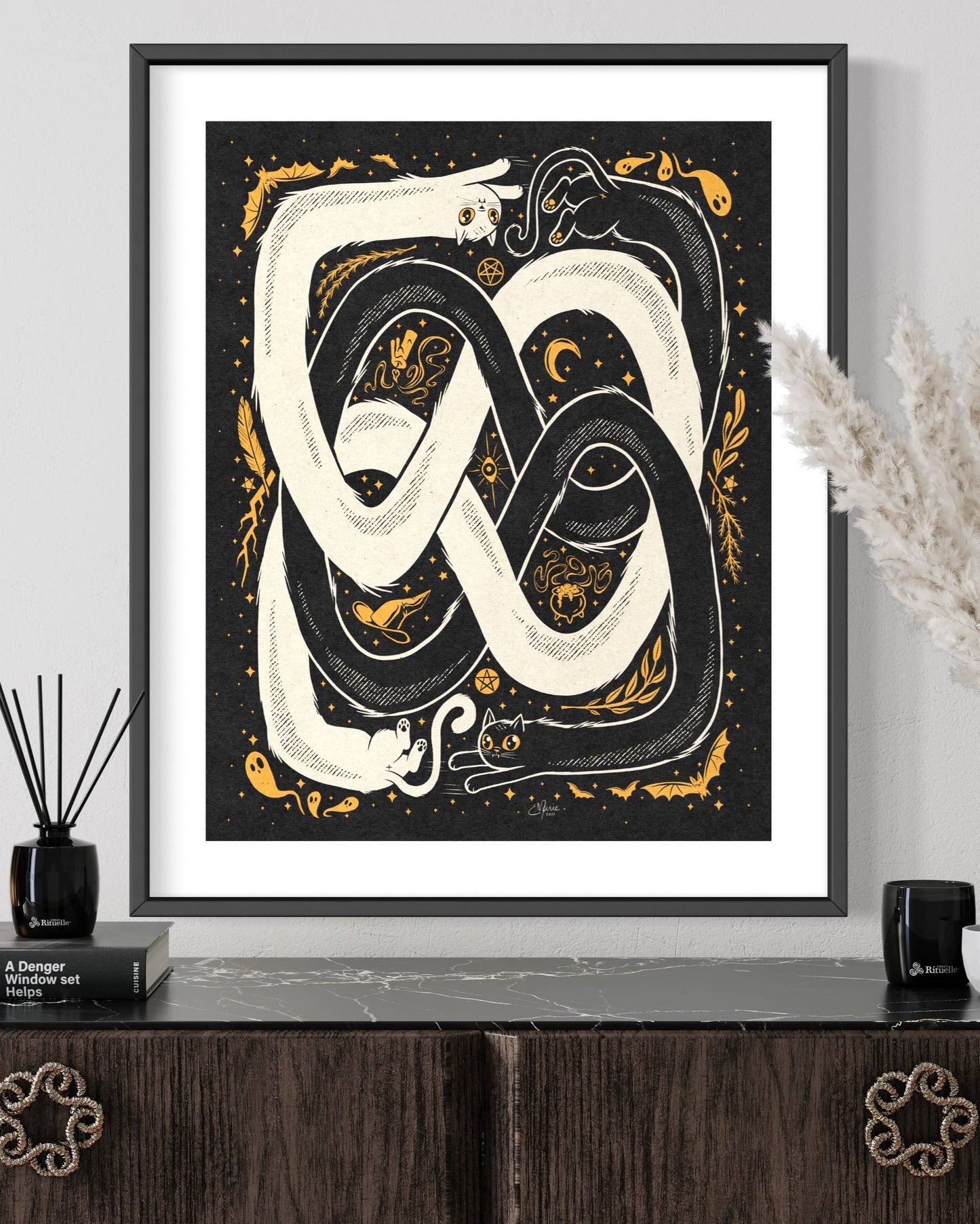 OuroPURRos Art Print 8x10