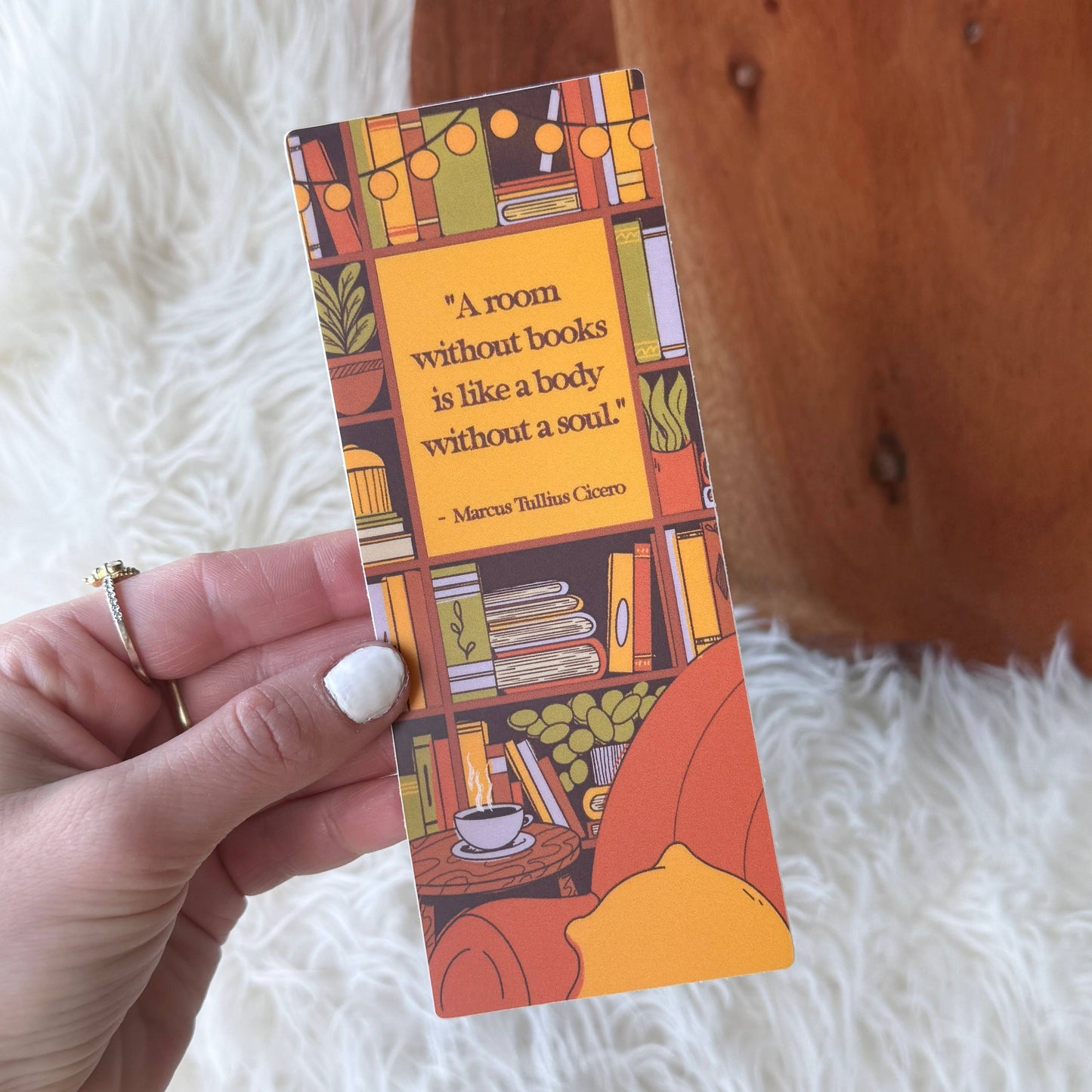 Marcus Tullius Cicero Quote Bookmark Sticker