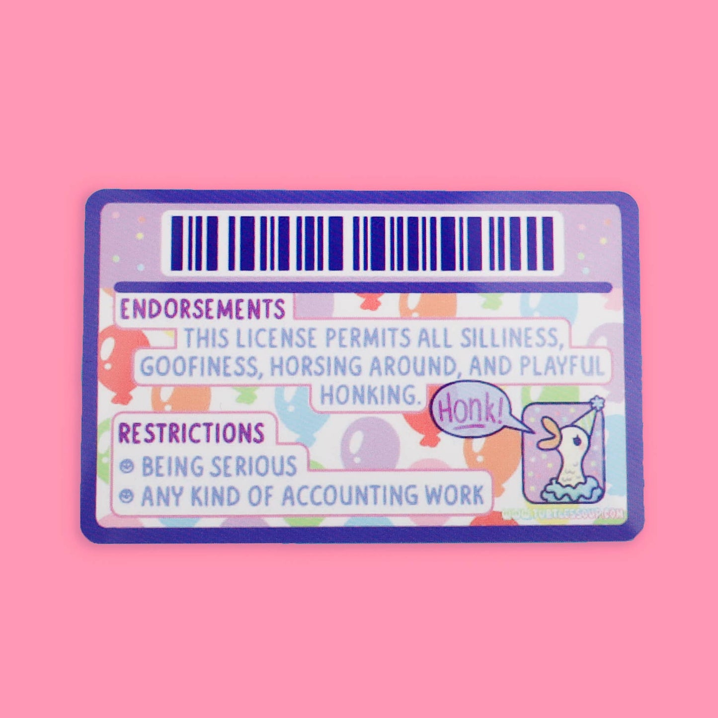 Silly Goose License Fake License