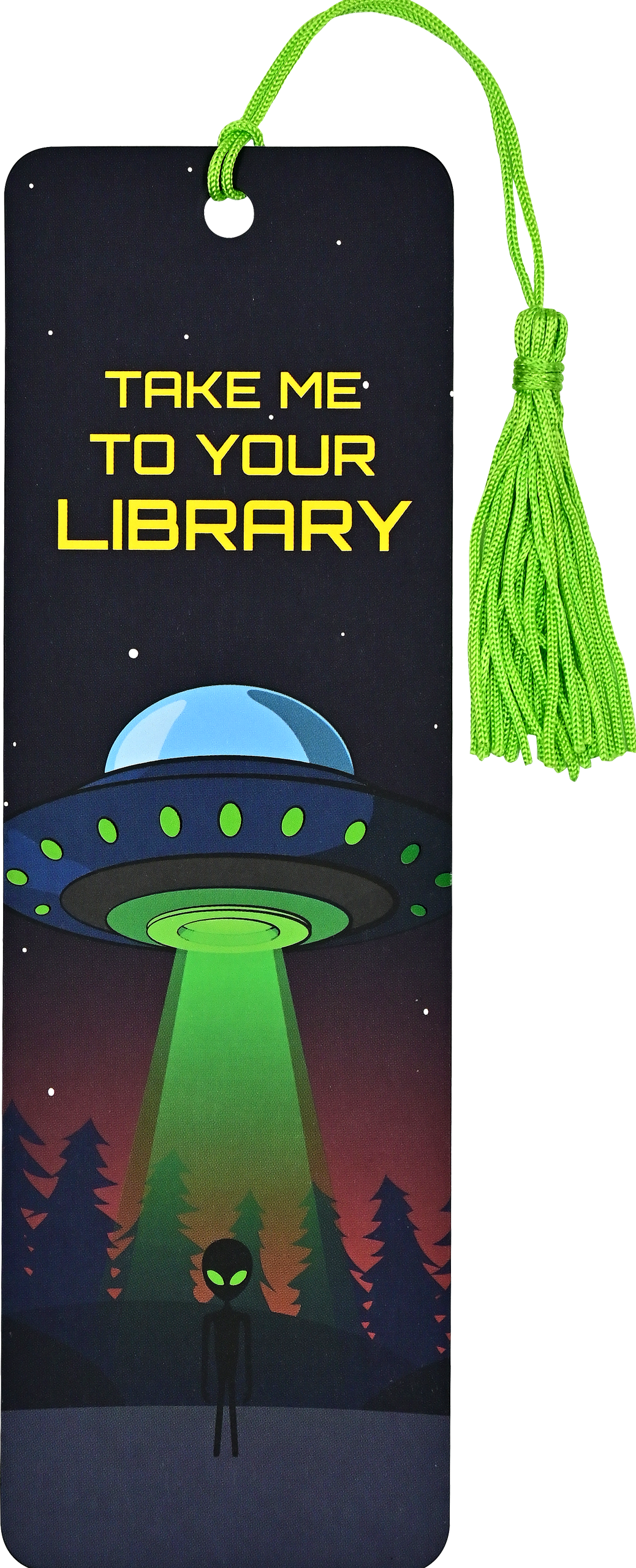 Take Me To Your Library Children's Bookmark