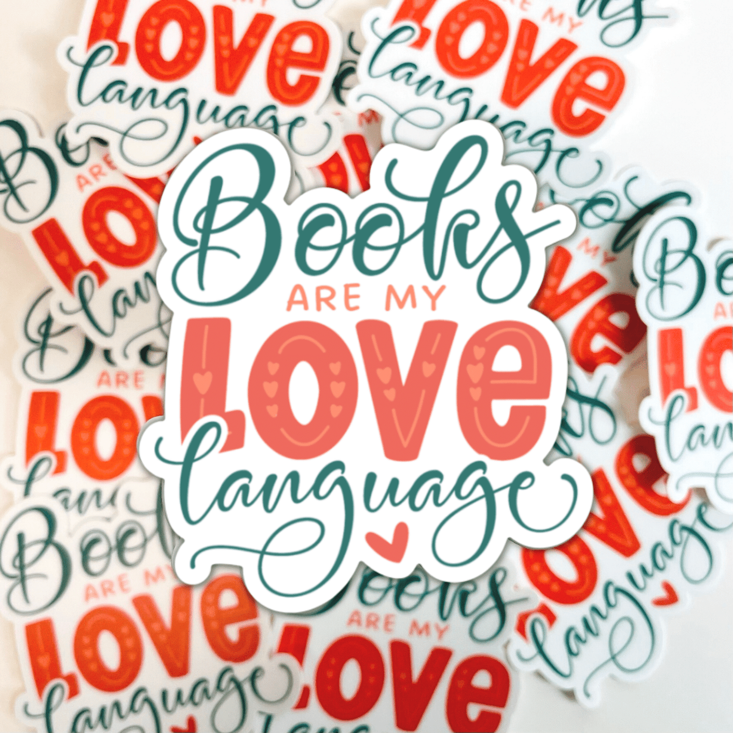 Books Are My Love Language Sticker