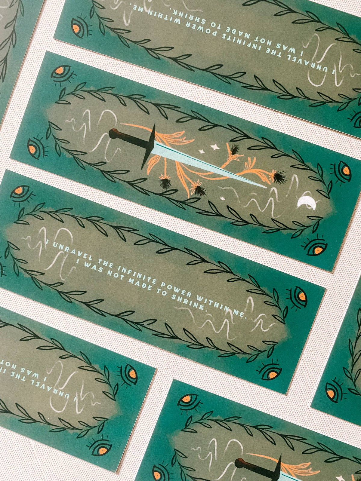 Strength - Affirmation Spell Bookmark
