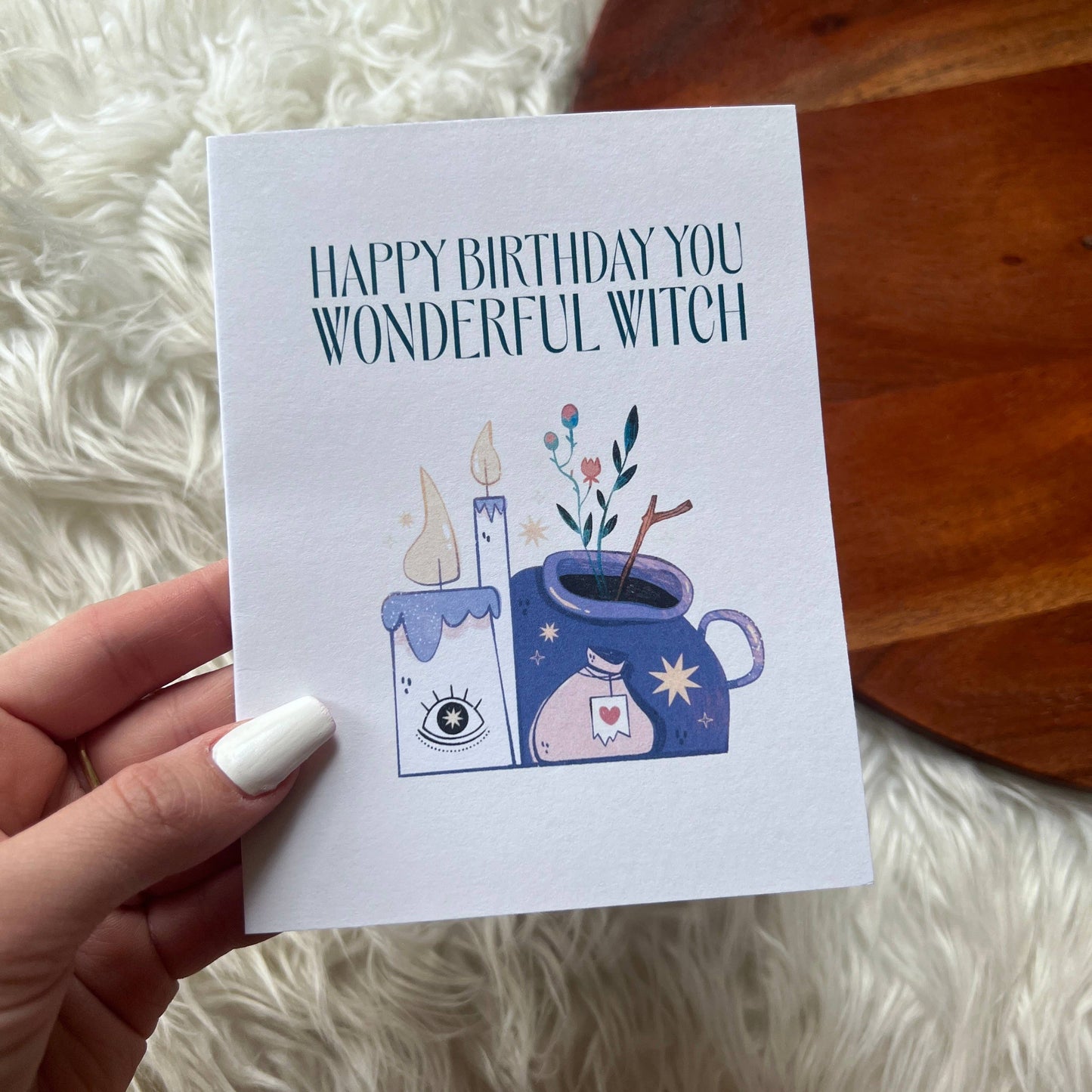 "Happy Birthday You Wonderful Witch" Birthday Card