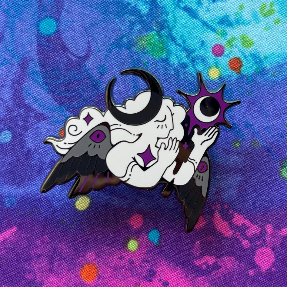 Aegosexual Angel Pin
